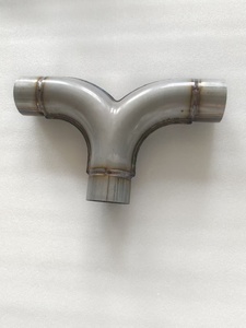 Tuyau d'échappement universel en acier inoxydable en Y, finition brute, soudé, sur mesure pour l'automobile, vente en gros - Product Image 4