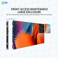 Écran LED intérieur COB ultra HD 29 mm P0.9 P1.86 pour mur vidéo publicitaire, module d'affichage TV à économie d'énergie pour salle d'exposition