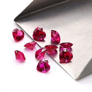 YINGMA Lab หินคอรันดัมทับทิม,อัญมณีทรงหลวม5 # อัญมณีสีแดงสังเคราะห์สำหรับเครื่องประดับ - Product Image 3