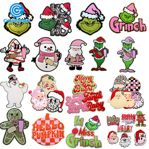 Hot Bán Giáng Sinh Nhân Vật Biểu Tượng Tùy Chỉnh Sắt Trên Các Bản Vá Lỗi Chenille Nhiệt Các Bản Vá Lỗi Cho Quần Áo Với Long Lanh - Product Image 6