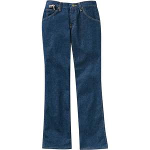 Jeans de travail coupe droite personnalisés pour femmes style pour hommes - Product Image 4
