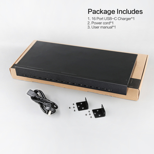 Estaciones de carga portátiles de <span class=keywords><strong>200W</strong></span>, dispositivos de carga rápida para teléfono, USB, C, 16 puertos, Sipolar, 2A - Product Image 5