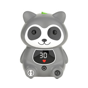 OEM recién lindo mapache pantalla digital inteligente para <span class=keywords><strong>tos</strong></span> asma duradero atomizar SFDA aprobado compresor nebulizador con sincronización - Product Image 4