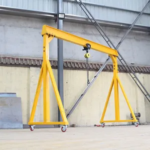 Mini Mobile Gantry Crane Warehouse Dock Workshop Handling Equipment