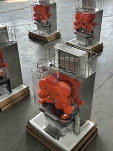 Exprimidor de Naranjas Eléctrico con Carcasa de Acero Inoxidable, Extractor de Cítricos <span class=keywords><strong>para</strong></span> Mostradores de Bebidas - Product Image 2