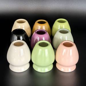 Modern Design Ceramic Matcha Tool Set Japanese Matcha Bowl Set with Spout Bowl Tea Whisk Hundred <strong>Books</strong> Stand - Product Image 6