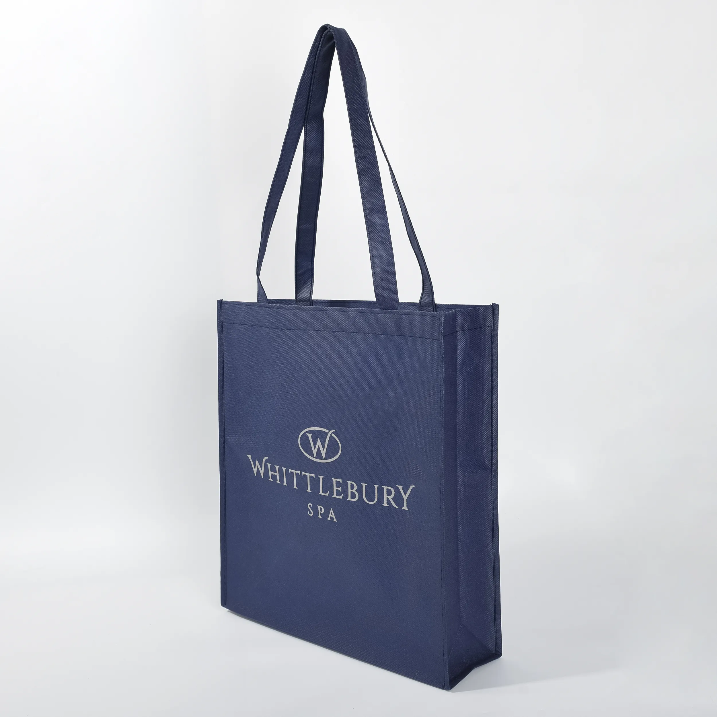 Kunden spezifische Stoff-Einkaufstaschen Benutzer definiertes Logo Gedruckte recycelte Öko-Vlies-Einkaufstasche mit Logo
