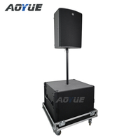 Système de sonorisation portable pour mosquée, enceinte combo line array 15 pouces 15X/KA18 néodyme, caisson de basses 18 pouces, son surround.