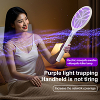 Nueva Trampa para Moscas Recargable, Trampa para Insectos LED ABS con Batería de 2000 mAh, Trampa para Moscas de Interior para Sala de Estar, Dormitorio, Guardería, Envío Rápido