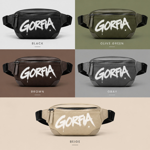 Riñonera Deportiva de Lona Estilo Graffiti para Hombre, con Diseño Personalizado y Logotipo, Diseño Libre - Product Image 4