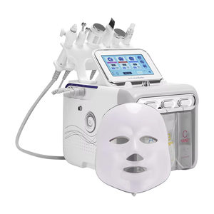 Appareil de beauté pour le visage 7-en-1 H2O2 Oxygen Water Spa, machine de soin de la peau à bulles fines, équipement de rajeunissement cutané de bureau - Product Image 5