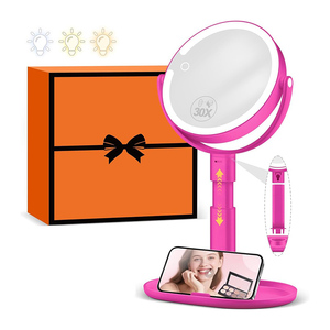 MS23 Vòng 3000mAh Pin có thể sạc lại có thể tháo rời cơ sở LED <span class=keywords><strong>Make</strong></span>-<span class=keywords><strong>up</strong></span> gương với màn hình cảm ứng - Product Image 1