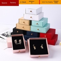 Vente en gros de boîtes cadeaux écologiques biodégradables en carton pour la Saint-Valentin, pour bijoux, lunettes, avec fermeture magnétique, finition mate