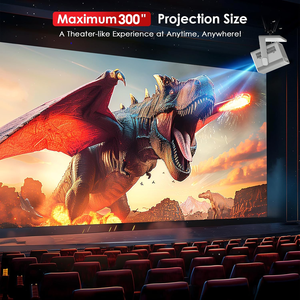 홈 오피스용 WIFI BT 2K 네이티브 풀 HD 내장 YouTube/PrimeVideo/D + 가 탑재된 4K 스마트 휴대용 프로젝터 - Product Image 6