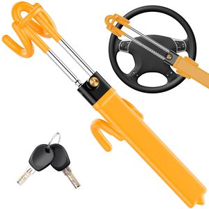 Antivol de volant pour voitures et camions, avec pince réglable et double crochet - Product Image 1