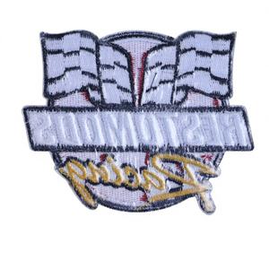 Оптовые нашивки на клеевой основе и с липучкой: вышитые нашивки с логотипом гоночного автомобиля и национальным флагом, нашивки с крючками и петлями на заказ - Product Image 4