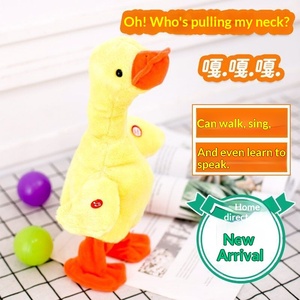 ตุ๊กตาเป็ดข้ามพรมแดน ขยับคอได้ ร้องเพลงได้ <span class=keywords><strong>พูด</strong></span>ได้ ของเล่นตุ๊กตาไฟฟ้าบันทึกเสียงซ้ำได้ บรรจุใยฝ้าย PP - Product Image 2