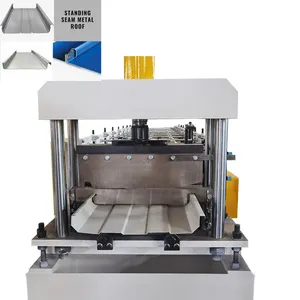 Mesin berdiri jahitan mesin berdiri jahitan mesin atap logam berdiri jahitan mesin pembentuk gulungan