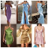 Vêtements d'occasion de haute qualité en liquidation, vêtements de seconde main pour femmes, hauts, robes pour femmes, expédition aléatoire