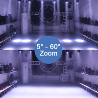 Mini projecteur LED Movinghead Beam Wash Zoom 7x12 LED