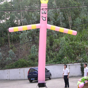 20ft ciel Air marionnette bras Flailing Tube Wacky ondulé vent volant danse homme pour bricolage se démarquer gonflable publicité danseur - Product Image 3