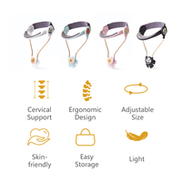 Correcteur de posture du cou réglable, attelle de soutien cervical légère, entraîneur de cou pour le travail, la lecture, l'apprentissage et la conduite