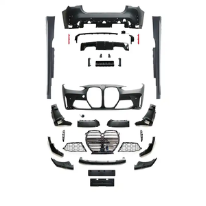 Kit Carrozzeria Completo (Paraurti Anteriore, Diffusore Posteriore, Minigonne Laterali, Prese d'Aria, Spoiler) in Materiale PP ABS Stile M4 per <span class=keywords><strong>BMW</strong></span> <span class=keywords><strong>Serie</strong></span> <span class=keywords><strong>4</strong></span> <span class=keywords><strong>G22</strong></span> - Vendita all'Ingrosso - Product Image 1