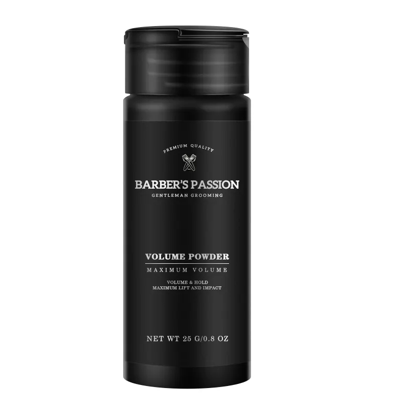 BARBERPASSION Personalizzare vegan opaca cream opaco pomata styling polvere degli uomini di set per la cura dei capelli prodotto private label