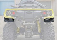 Çamurluk genişletici çamur Flaps çamurluklar Can-Am Outlander 500 570 650 800R 850 1000 Max 2013-2021 aksesuarları