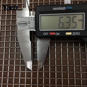 Kuş kafesi ve gogokontrol kesme hizmeti için 6mm X 6mm kare delik galvanizli kaynaklı örgü rulo - Product Image 2