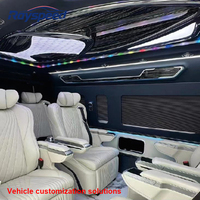 Meilleure qualité, matériau PP de luxe, marque RS, cloison intérieure de voiture, couleur personnalisée, installation facile, Mercedes Benz Vito V-class