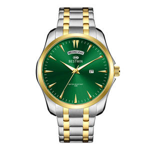 2026 Luxury Men's <b>Waterproof</b> <b>Watch</b> - Top-Quality Classic Quartz Wristwatch Polished Steel Strap Durable Material Timeless Design - Product Image 3