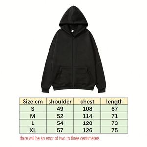 Sweat-shirt à capuche zippé unisexe personnalisé en polyester imprimé avec logo pour promotion publicitaire et vêtements de travail pour hommes - Product Image 3
