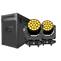 SHEHDS nouveau contrôleur d'éclairage de mariage de fête Dmx 19*40w Bee Eye Rgbw Zoom faisceau de lavage lumières pour les lumières de fête pour les événements