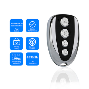 卸売OEM ODMカスタム周波数/コードタイプRF ABS金属ユニバーサル学習/ローリング/クローンリモコン（ゲート/ガレージ用） - Product Image 2