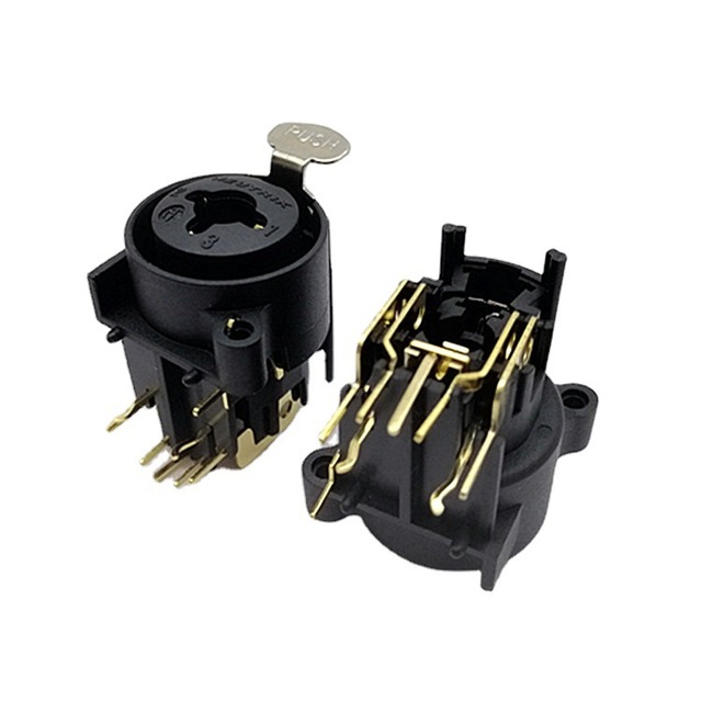 Cannon Female XLR Connector 3-Core 6.35 Audio Amplifier Multifunctional Dual-Use Dual-Combination Socket