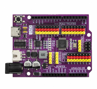 Carte de contrôle UNO R3 Pro avec alimentation améliorée, microcontrôleur ATmega328P, entrée Type-C DC et batterie au lithium