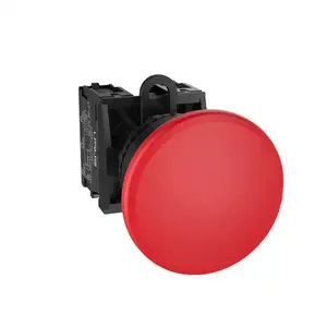 22mm Ip65 Waterproof Momentary Green Red Slim Emergency Pushbutton Mushroom Head Push Button Switch