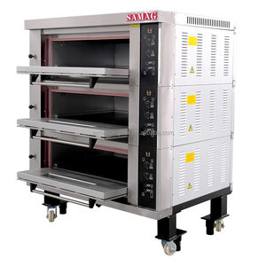 เตาอบไฟฟ้า 3 ชั้น 380v 25.5kw สำหรับอุตสาหกรรมอาหารเชิงพาณิชย์ บริษัท โรงอาหาร ร้านอาหาร และวัตถุดิบ - Product Image 5