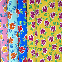 Tela de Rayón Viscosa Estampada, Rollo de Tela 100% Rayón, Popelina Lisa para Camisas, Vestidos y Prendas de Verano