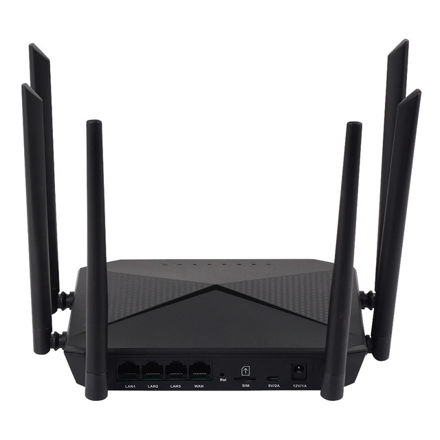 B618 4G CPE LTE SIM Card Mobile Office Wireless Router with 300Mbps Speed 2.4G WiFi Universal Network Compatibility E875