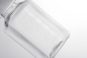 Mẫu phòng thí nghiệm nhựa vô trùng PET PETG vuông văn hóa phương tiện truyền thông trung bình chai Thuốc thử Chai 60ml 250ml 500ml 1000ml hóa chất - Product Image 6