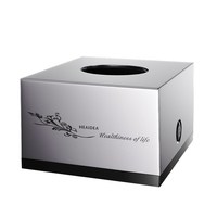 Heaidea Logo personnalisé en plastique cuisine Restaurant serviette boîte de rangement Commercial bureau porte-papier facial distributeurs de mouchoirs