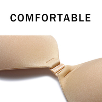 Soutien-gorge adhésif sans bretelles en Silicone pour femmes, Invisible, effet Push-Up, 2 pièces,