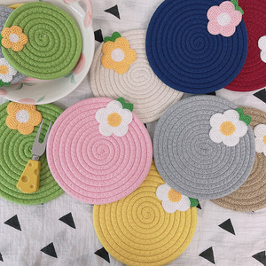 Napperons ronds simples tissés à la main <span class=keywords><strong>tapis</strong></span> <span class=keywords><strong>de</strong></span> table <span class=keywords><strong>en</strong></span> <span class=keywords><strong>Jute</strong></span> sous-verres Vintage coton lin <span class=keywords><strong>tapis</strong></span> accessoires <span class=keywords><strong>de</strong></span> <span class=keywords><strong>cuisine</strong></span> <span class=keywords><strong>tapis</strong></span> <span class=keywords><strong>de</strong></span> Vase - Product Image 4