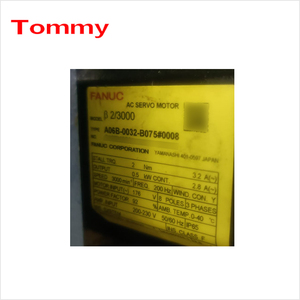 A06B-0032-B075 # 0008 เอซีเซอร์โวมอเตอร์ FANUC ที่ผ่านการทดสอบแล้ว A06B-0032-B075 # 0008 - Product Image 2