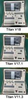 Console de contrôle d'éclairage de scène Titan V18 V17 V11.3 Tiger Touch DMX512 Quartz avec Flight Case pour événements, discothèques, bars, salles de concert