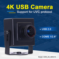 4200 4K IMX415 1,8mm 160 grados COMS 8MP Gran angular Android USB Cámara de visión artificial industrial Reconocimiento facial