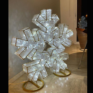 Flocons <span class=keywords><strong>de</strong></span> neige pour l'extérieur, l'intérieur, le jardin, la rue, éclairage paysager grand, moyen et petit, lumières décoratives personnalisées 2D3D, flocons <span class=keywords><strong>de</strong></span> neige - Product Image 5