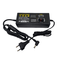 Adaptateur de chargeur universel à tension réglable AC/DC 3V-12V 9V 24V 2A 3A 5A avec affichage LED, alimentation régulée